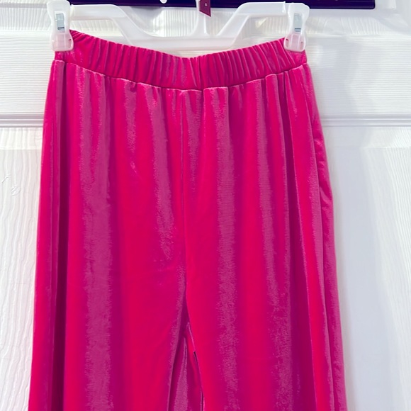 SHEIN 2 pieces set Essnce Zip Up Crop Velvet Jacket & Pants! - Picture 6 of 9